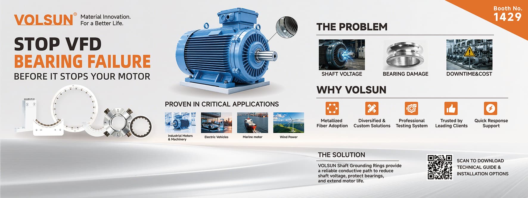 Overview of the Volsun booth at EASA 2026 in Orlando