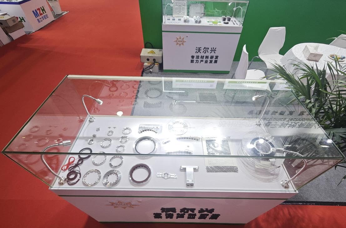 Volsun shaft grounding ring product for VFD motor bearing protection at MOTOR CHINA 2026
