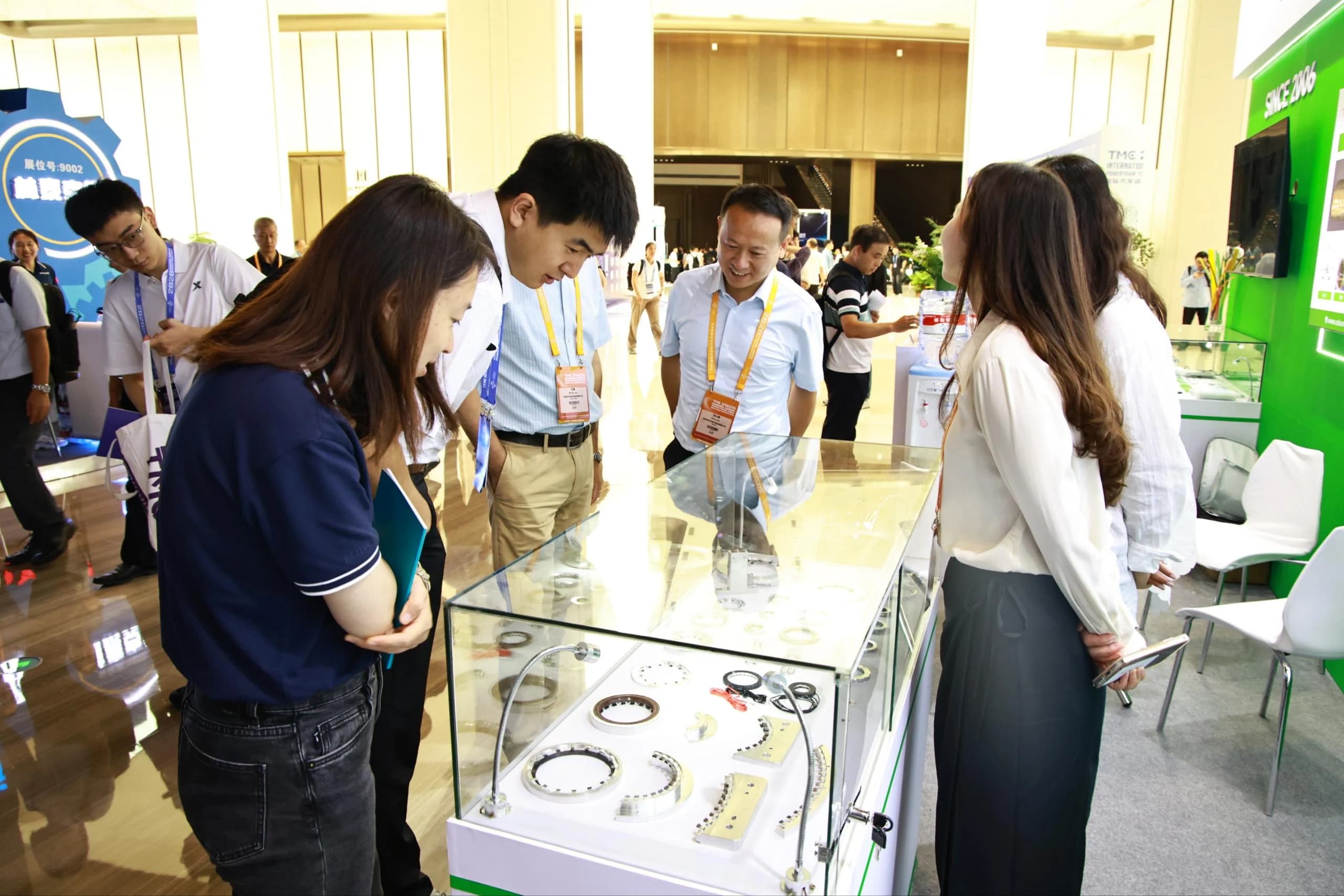 Volsun third-generation shaft grounding ring displayed at TMC2026